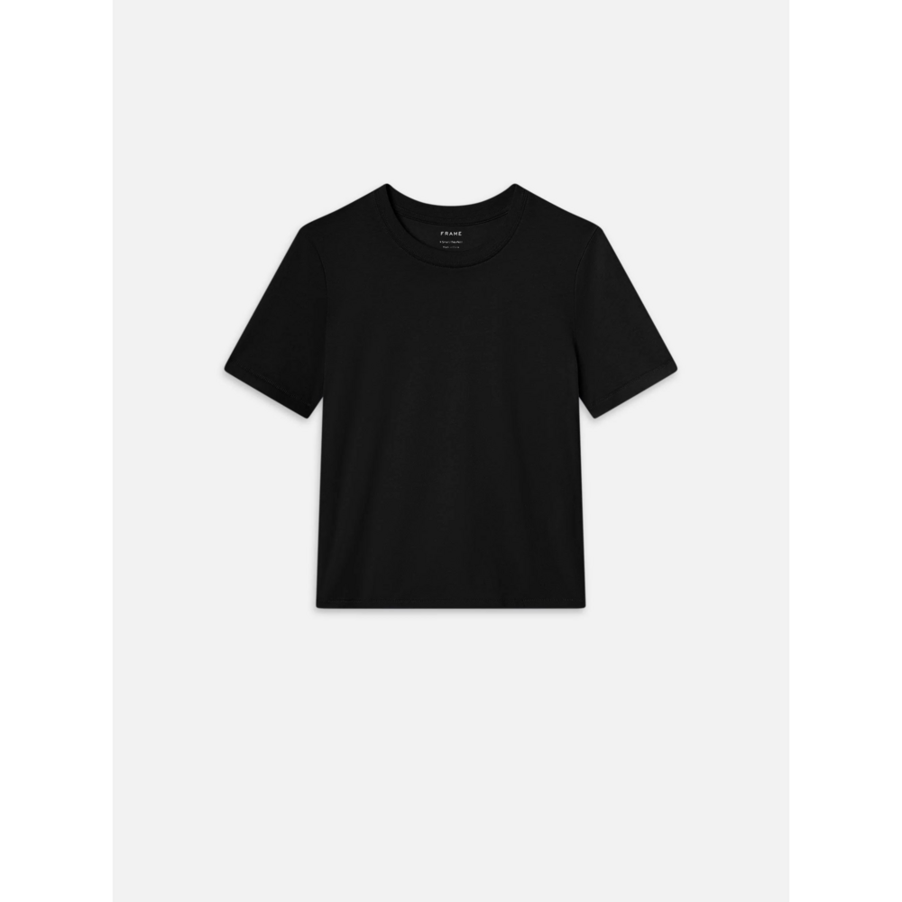 Frame Baby Tee in Black